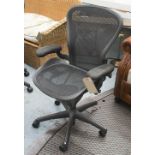 HERMAN MILLER AERON CHAIR, 64cm W.