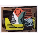 PABLO PICASSO, 'Cubist Composition', plate signed pochoir, limited edition: 1000,