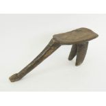 LOBI THREE-LEG STOOL FROM GHANA,