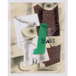 PABLO PICASSO, 'Cubist Composition II', plate signed, pochoir, limited edition: 1000,