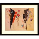 WASSILY KANDINSKY, 'Movement', lithograph, printed by Maeght, 1969, 35cm x 45cm, framed and glazed.