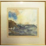 CARGILL 'Marine View', watercolour, signed and dated '74 lower right, 30cm x 32cm,