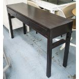 CONSOLE TABLE, Christian Liaigre style, 40cm D x 82cm H x 149cm W.