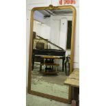 OVERMANTEL MIRROR, of substantial proportions, 115cm W x 217cm H.