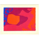 PATRICK HERON screenprint, 1973, handsigned and numbered edition 72, 69cm x 92cm, framed and glazed.