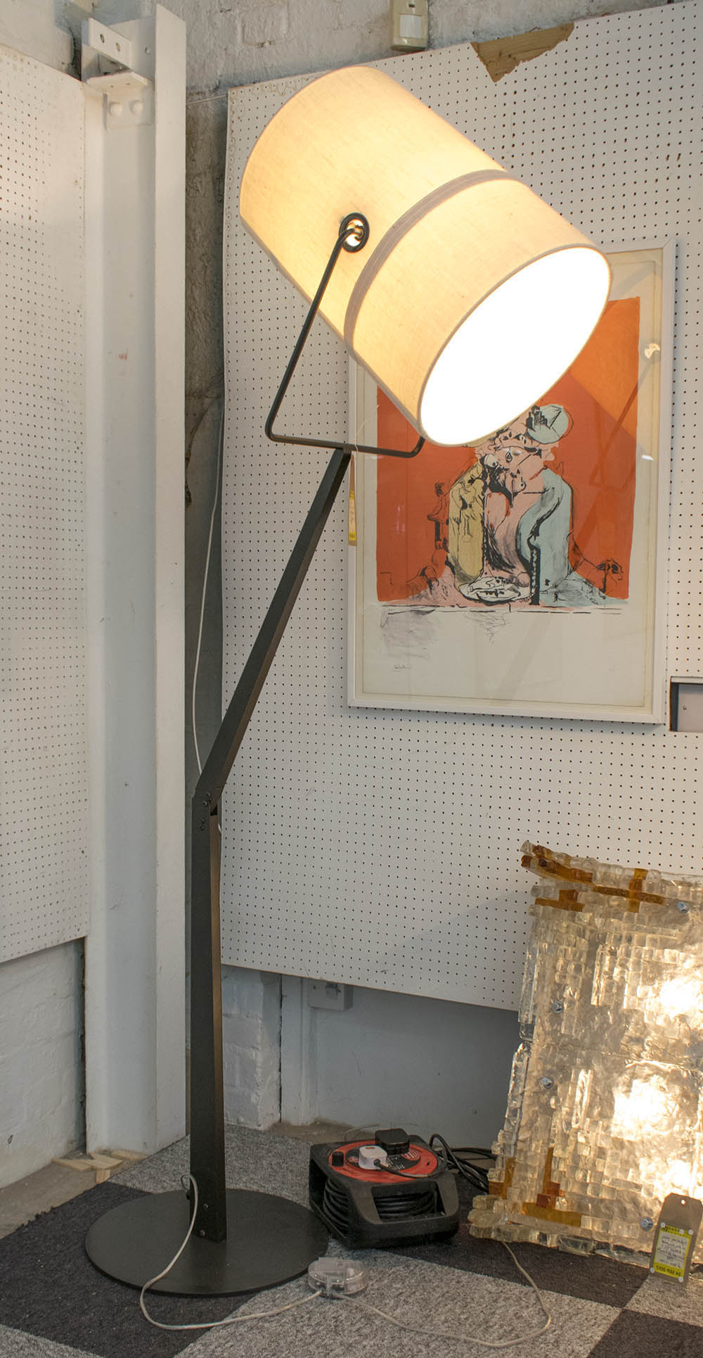 FORK FLOOR LIGHT, by Diesel with Fornasetti, 185cm H.