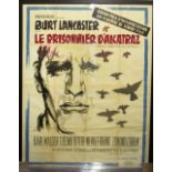 UNITED BRITISH 'The Bird Man of Alcatraz', lobby poster, Venice Film Festival, 1962, 152cm x 100cm,