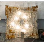 ITALIAN MID CENTURY WALL LIGHT, in the manner of Albano Poli and his designs for Poliarte,