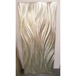 SIMON ALLEN 'Waves', wood panel decoration from Les Ambassadors Club, signed,