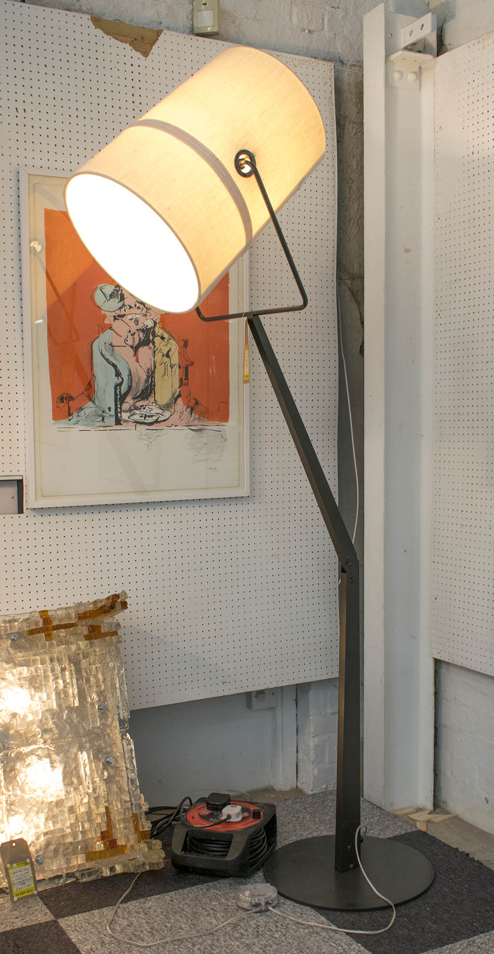 FORK FLOOR LIGHT, by Diesel with Fornasetti, 185cm H.