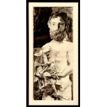 PABLO PICASSO 'Homme au Mouton', lithograph, 1981, 97cm x 42cm, framed and glazed.