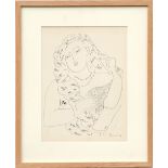 HENRI MATISSE 'Seated woman P3' and 'Woman with headscarf and necklace K6', a pair of collotypes,