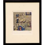 HENRY MOORE, handsigned photolithograph in colours, edition: 5000, no.