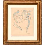 HENRI MATISSE 'Two nude dancers', rare pochoir, limited edition of 1000, printed by Jacomet, 1959,