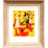 JOAN MIRO 'D'ici, d'alla', very rare pochoir, 1934, reference: Cramer III, 32cm x 26cm,