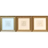 HENRI MATISSE 'Trois têtes de femme', a set of three original lithographs, limited edition 950,