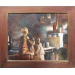 MICHE GRAY NEWTON, oil on canvas, signed and dated '94 lower left, 44cm x 54cm, framed.