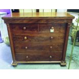 VICTORIAN MAHOGANY SCOTCH CHEST,