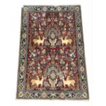 ISPHAHAN RUG, 123cm x 88cm,