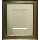 HENRI MATISSE 'Portrait of Angéle Lamotte', original lithographon wove paper with Marais watermark,