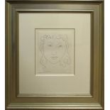 HENRI MATISSE 'Portrait: Les miroirs profonds', original lithograph printed on Velin superieur,