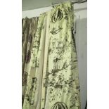 CURTAINS, two pairs,