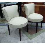 BEDROOM CHAIRS, a pair, French Art Deco, 1940's,