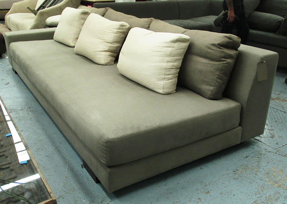 CHRISTIAN LIAGRE AUGUSTIN SOFA, 300cm L x 120cm D x 86cm H.