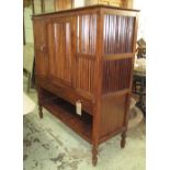 BALINESE CABINET, teak, grill front with single drawer, 134cm W x 152cm H x 52cm D.