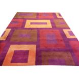 CONTEMPORARY CARPET BY VANDERHURD, 360cm x 275cm.