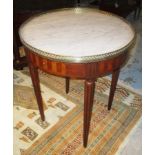 BOUILLOTTE TABLE, circa 1900,