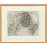 HENRI MATISSE 'Woman reclining on chaise longue with flowers', collotype, 1943, limited edition 950,