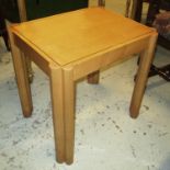 LOW TABLE, maple in the Gordon Russell manner, 61cm x 46cm x 56cm.