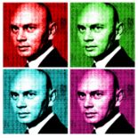 DOLLARSANDART 'Yul Brynner', from the Russian Di$ruptive collection, German etching, AP signed,