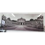 21ST CENTURY PHOTOPRINT of Versailles on acrylic, 180cm W x 70cm H.