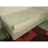 SINGLE BED, 3'-6', with VI- Spring regal supreme mattress with a suede base.