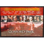 CAPITOL FILMS and FILMS COUNCIL 'Gosford Park', film poster, 80cm x 102cm, framed and glazed.