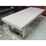 LOW TABLE, with a rectangular shagreen effect top, 120cm W x 38cm H x 51cm D.