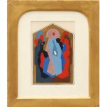 ALBERT GLEIZES Cubist Composition, hand coloured pochoir, limited edition 1000,