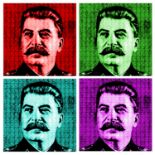 DOLLARSANDART 'Joseph Stalin', from the Russian Di$ruptive collection, German etching, AP signed,