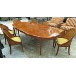 GRANGE DINING CHAIRS, a set of six,