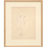HENRI MATISSE 'Portrait of a woman I15', collotype, 1943, limited edition 950, framed and glazed,