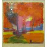 E HELMER 'Riverside view', pastel, signed and dated 1973, from Charles Saatchi's collection,