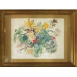 RAOUL DUFY 'Still life', lithograph in colours, signed in the stone, 60cm x 80cm, framed and glazed.
