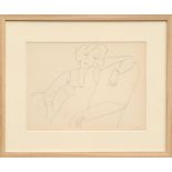 HENRI MATISSE 'Seated woman B3', collotype, 1943, limited edition 950, framed and glazed,