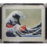 HOKUSAI EAST MEETS COCA COLA WEST, by Mark Hayward,