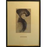 PAUL CESAR HELLEU 'Mademoiselle Letellier' and 'Madame Choucary', a pair of lithographs,