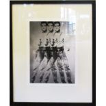ANDY WARHOL '3 Elvis', lithograph, 46cm x 34cm, framed and glazed.