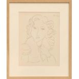 HENRI MATISSE 'Portrait of a woman II, O5', collotype, 1943, limited edition 950, 35cm x 25cm,