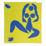 HENRI MATISSE 'Grenouille', lithograph after gouache decoupee, 1954, printed by Mourlot Freres,